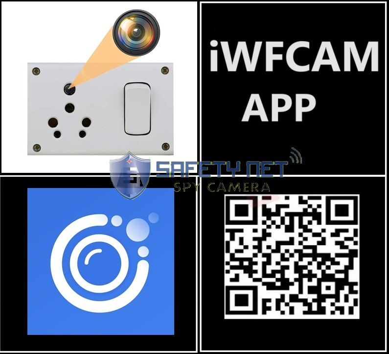 SAFETYNET 4K HD WiFi Live Video/Audio Recording Socket Switch Spy Camera 64GB Memory supportabel with While Recording No Light Flashes