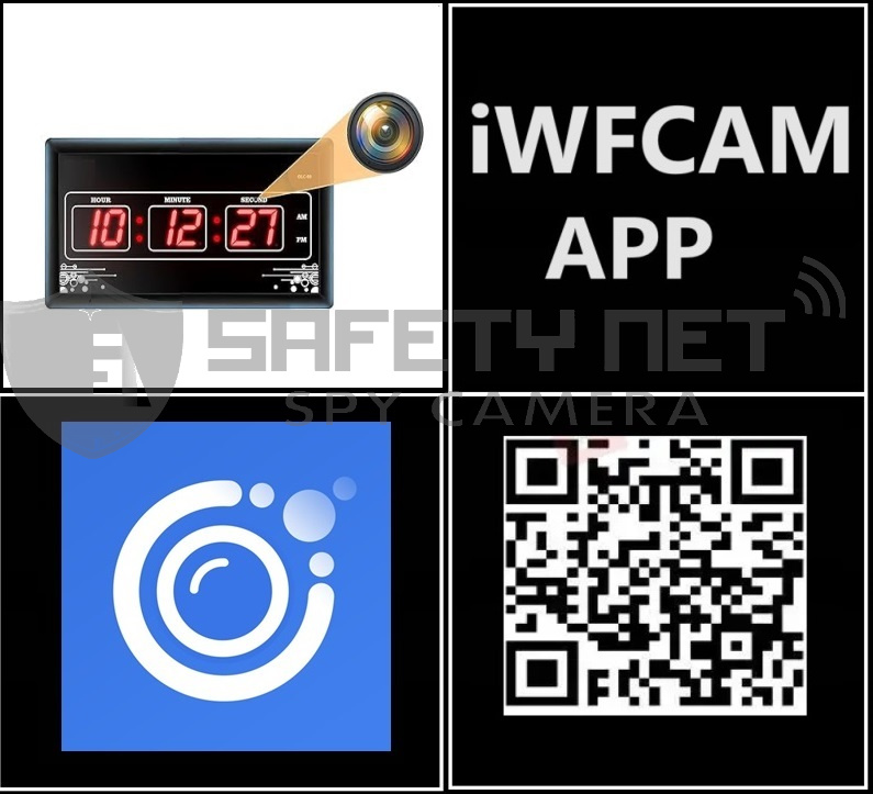 SAFETYNET Spy Camera 4K Spy WiFi Digital Wall Clock New Model 1080p HD Audio Video Recording Watch Live 24 Hours Surveillance Security Camera for Home Office Nanny Hidden Wireless Camera 64GB Supported.