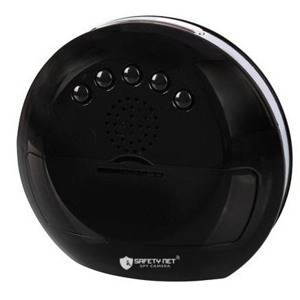 SAFETYNET HD Mini Spy Clock Camera Lens Audio Video Recording Digital Alarm Round Clock DVR Spy Camera PC Cam with Remote Control Operating