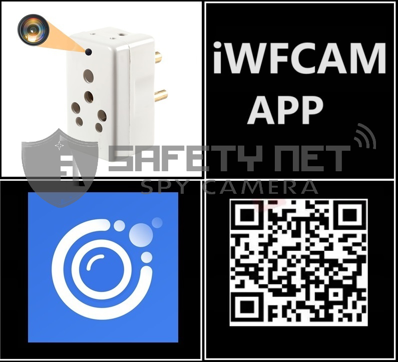 SAFETYNET Hidden Spy Camera WiFi Multi Plug - Hidden Camera with Live Feed WiFi - Indoor Hidden Security Camera - 1080P HD Hidden Nanny Cam - Motion Detection Spy Cam - with 32GB MicroSD Card