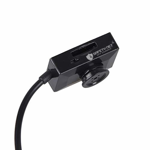 SAFETYNET Mini DVR Full HD Button Spy Camera Hidden Pinhole Video Recorder Camcorder Works with Power Bank Directly