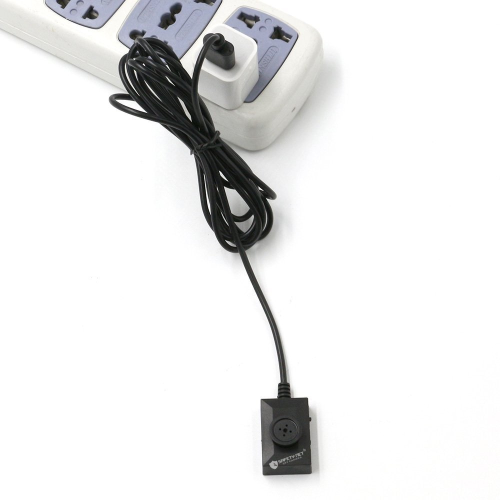 SAFETYNET Mini DVR Full HD Button Spy Camera Hidden Pinhole Video Recorder Camcorder Works with Power Bank Directly