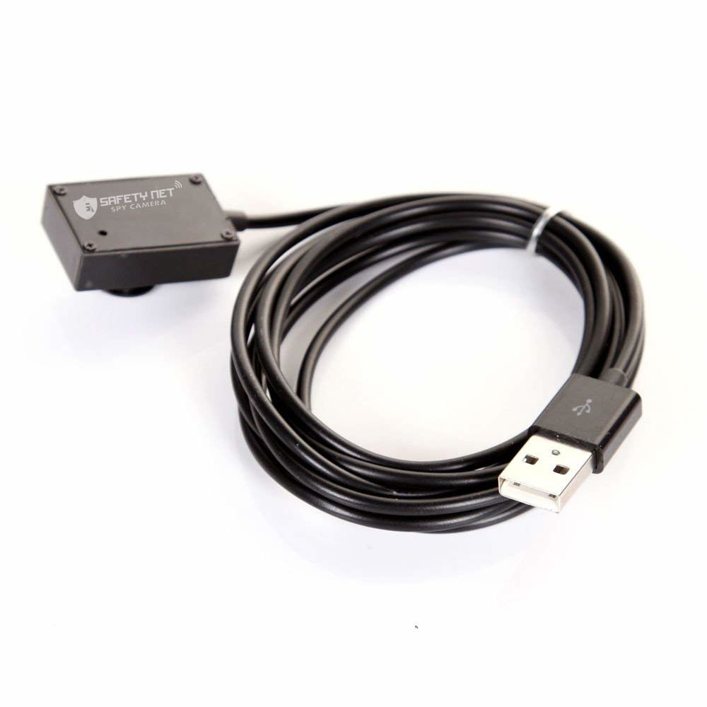 SAFETYNET Mini DVR Full HD Button Spy Camera Hidden Pinhole Video Recorder Camcorder Works with Power Bank Directly