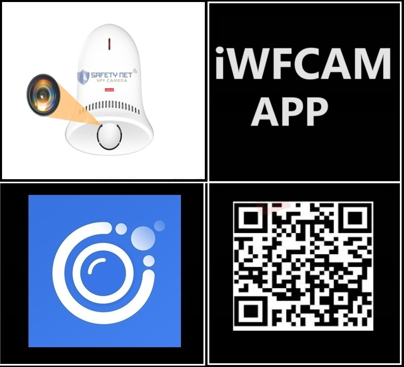 SAFETYNET Hidden Camera Wi-Fi Doorbell- Hidden Camera with 24 Hours Live Feed Wi-Fi Indoor Hidden Security Camera 1080P HD Hidden Camera - With 32GB Inbuilt MicroSD Card (iWFCAM APP)