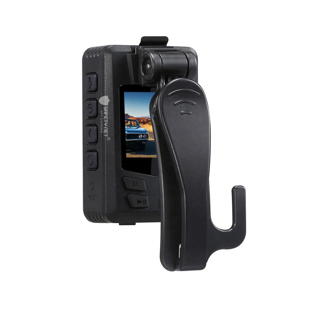 SAFETYNET Body Camera HD 1080P Security Video Recorder Camera Support Up to 128 GB SD Card