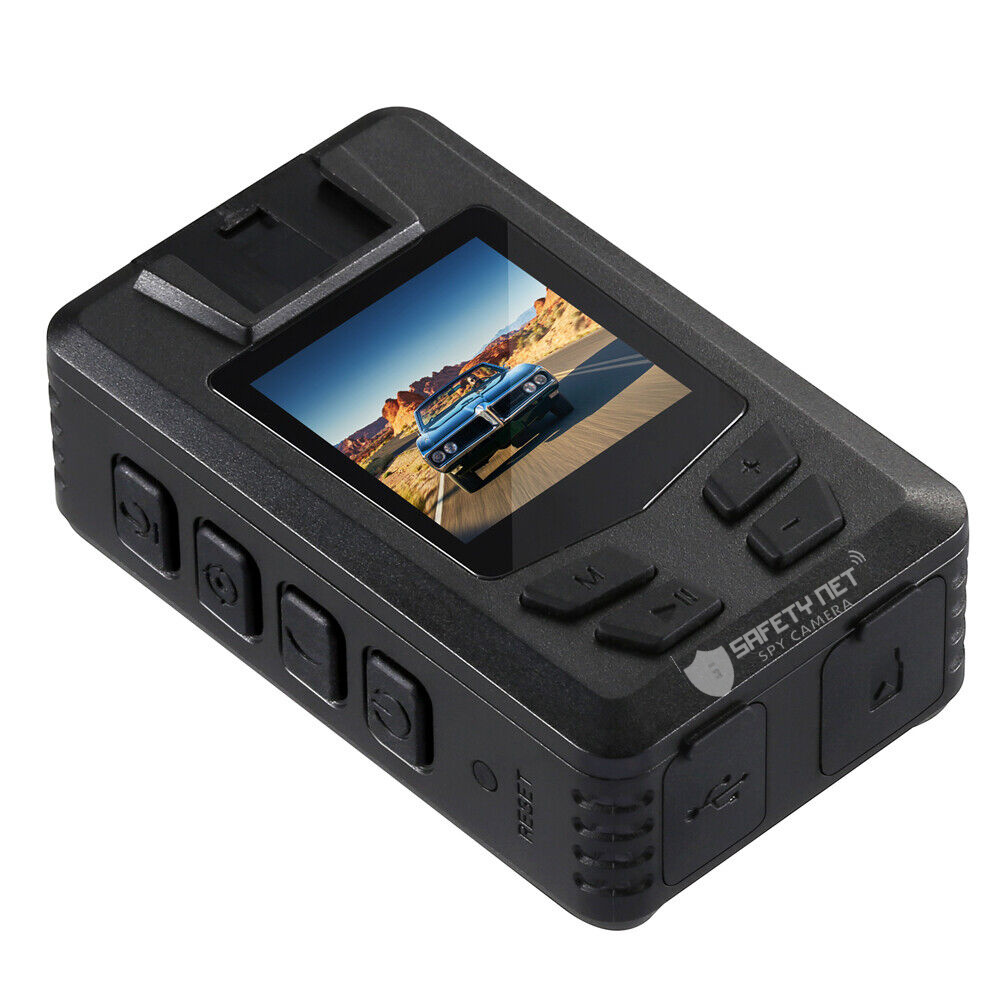 SAFETYNET Body Camera HD 1080P Security Video Recorder Camera Support Up to 128 GB SD Card