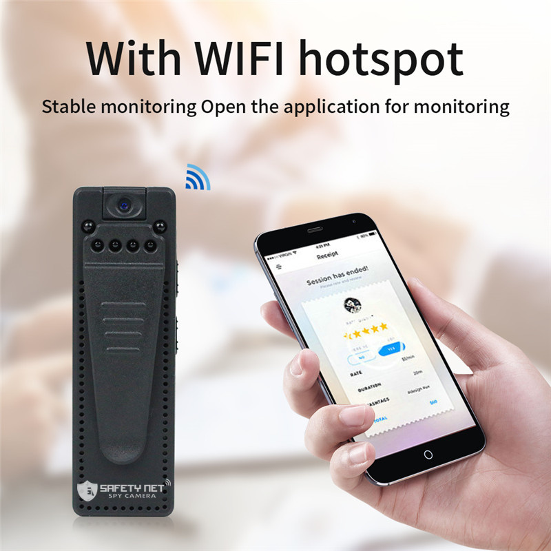 SAFETYNET HD 1080P Mini WiFi Camera Body Pen Cameras Recording H.264 for Teaching with LED Indicator USB Camera