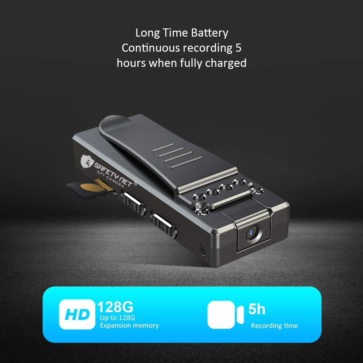 SAFETYNET HD 1080P Mini WiFi Camera Body Pen Cameras Recording H.264 for Teaching with LED Indicator USB Camera
