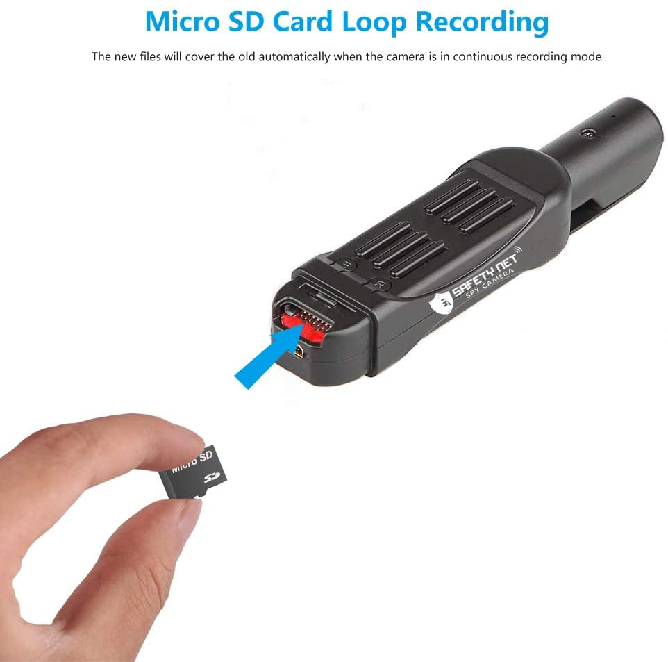SAFETYNET Wired Mini Pen Voice Digital Video Spy DV Camera Recorder Camcorder (Black)