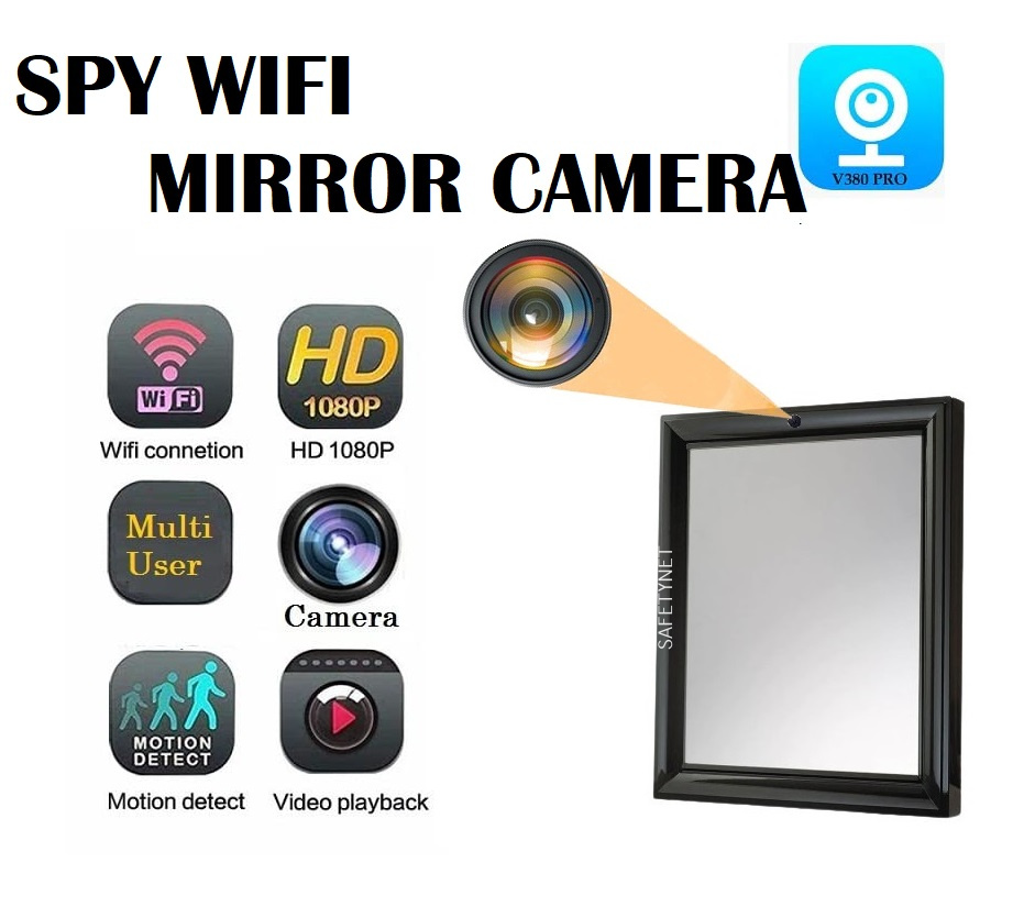 Wireless mirror sales hidden camera