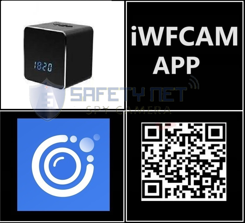 SAFETY NET, SPY CAMERA HD 1080P Hidden Spy WIFI Security Camera Mini Recorder Build in WIFI Wireless Bluetooth Speaker Music Player Electronic Clock Can be controlled and viewed in real-time Recording