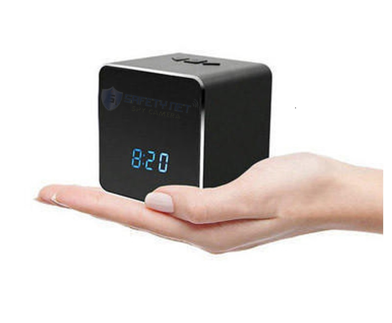 SAFETY NET, SPY CAMERA HD 1080P Hidden Spy WIFI Security Camera Mini Recorder Build in WIFI Wireless Bluetooth Speaker Music Player Electronic Clock Can be controlled and viewed in real-time Recording