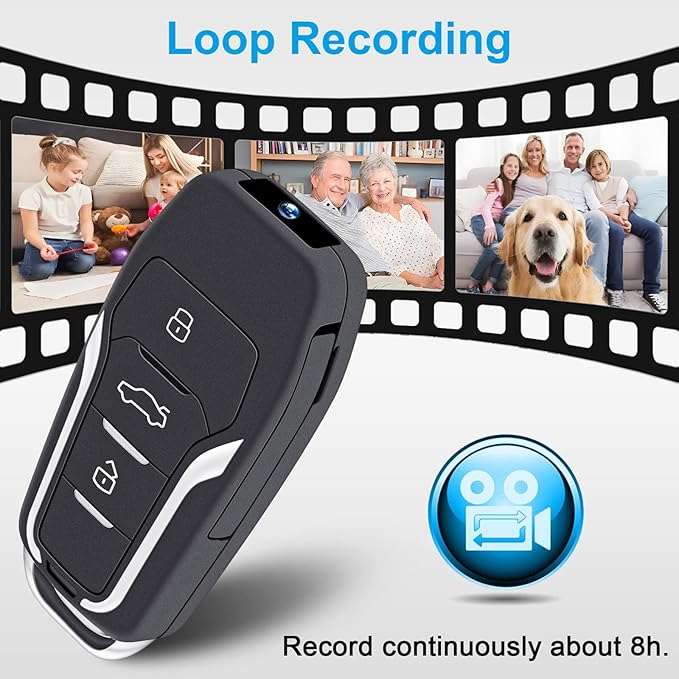 SAFETY NET, SPY CAMERA Non WiFi 3 Buttons Smart Remote Control Key Original Unixersal Smart Key Remote for Security Control Camera