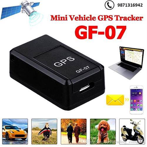 SAFETYNET Mini Car GPS Tracker auto GF-07 Magnetic Tracking Device for Vehicle/Car/Person/Dog GPS Locator