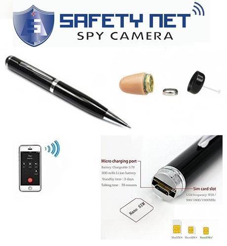 SAFETYNET GSM Pen gsm box with earpiece mini wireless earpiece 