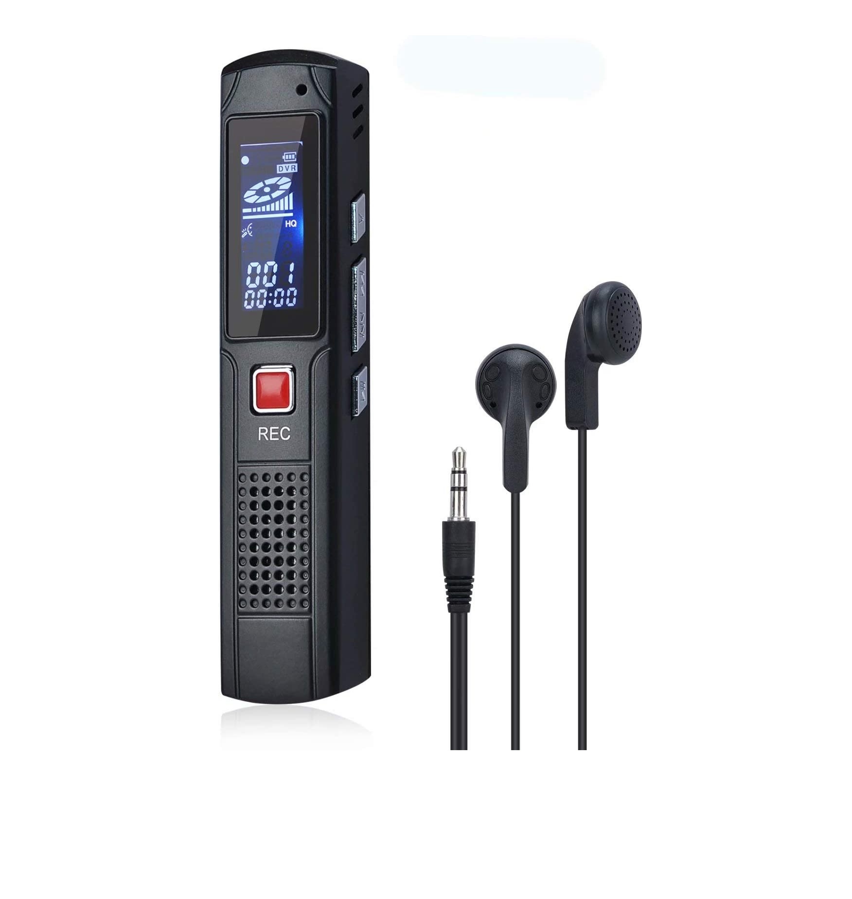 SAFETYNET 8GB Digital Audio Voice Recorder Ditacphone MP3 Music Player A-B Repeating
